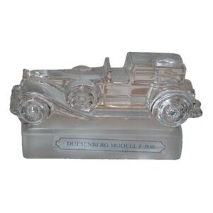 vintage Goebel 24% Lead Crystal‎ 1930 Duesenberg Model J paperweight